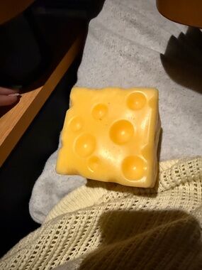 Amazon Yellow Cheese-Shaped Squishy Toy